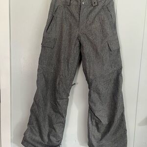 Burton Boys’ Exile Cargo Pants, Bog Heather Gray